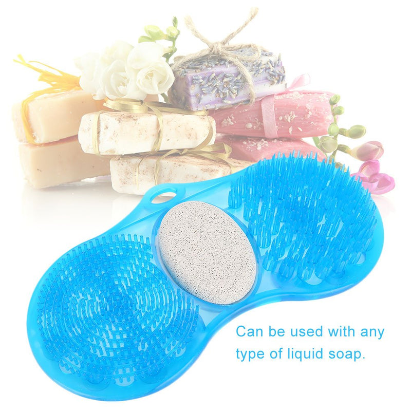 TARSHYRY Shower Foot Scrubber Massager Cleaner, Pumice Stone for Feet, 2 In 1 Foot Massager & Scrubber for Shower Floor Improves Foot Circulation Remove Foot Dead Skin And Reduces Foot Pain - BeesActive Australia