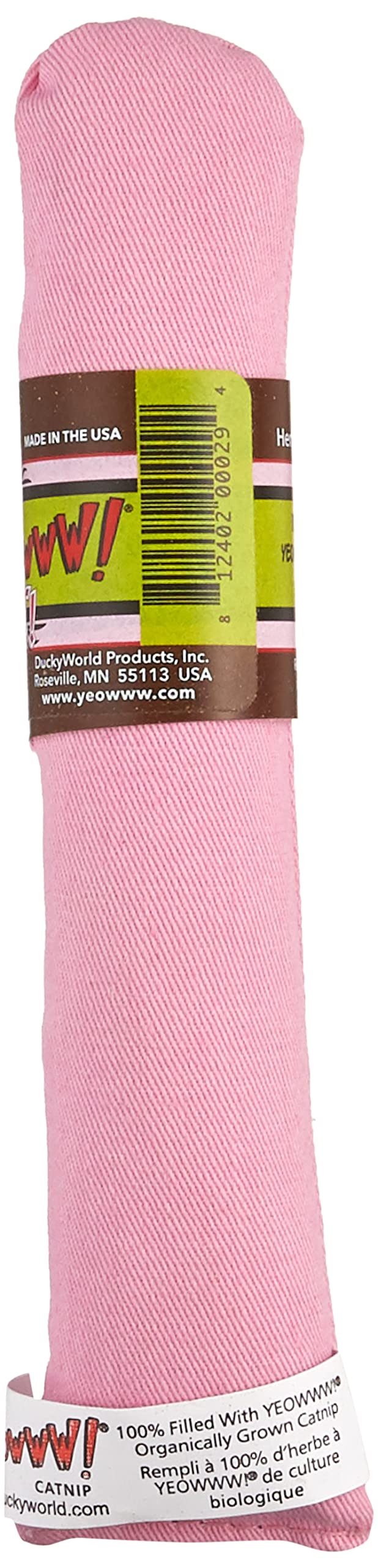 Yeowww! Catnip Toy, "It's a Girl! Pink Cigar - BeesActive Australia