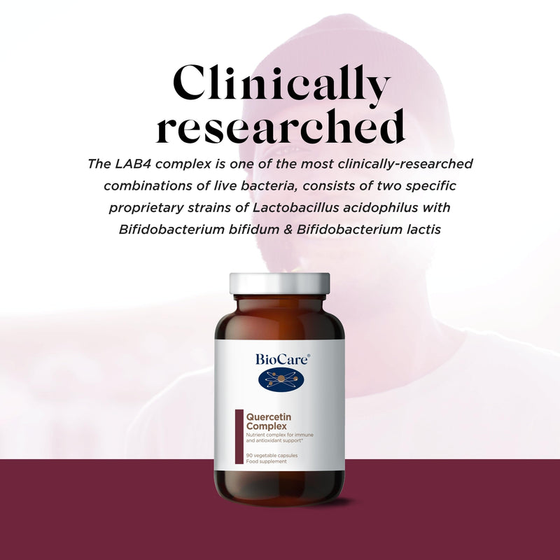 BioCare Quercetin Complex | with Quercetin, Bromelain, Vitamin C & Nettle Leaf Extract - 90 Capsules - BeesActive Australia