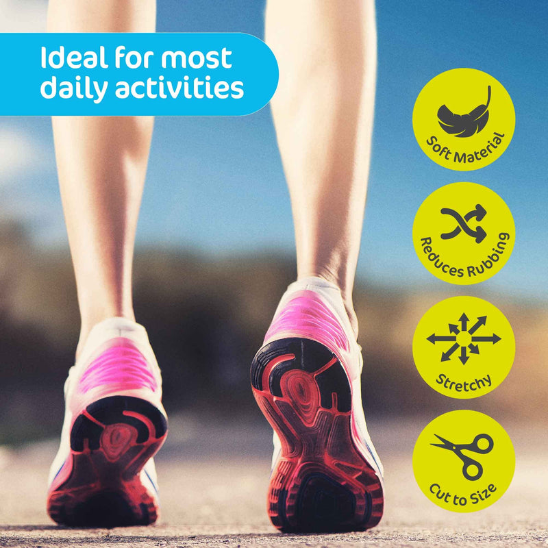 Pack of 5 Protectoe Toe Cushion Tubes, Toe Protectors, Toe Bandage 15cm Length (Middle Toes) Middle Toes - BeesActive Australia
