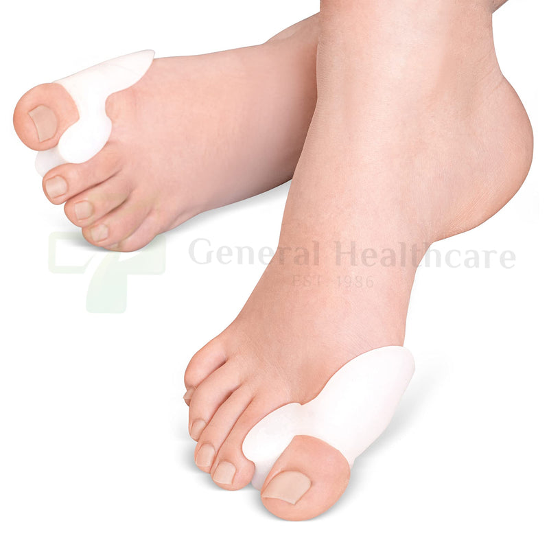 General Healthcare Bunion Gel Toe Corrector - Straightens Separates and protects (1 Pair / 2 Bunions) 1 Pack - BeesActive Australia