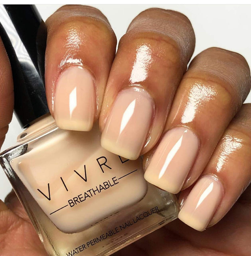 VIVRE Cosmetics Certified Breathable - Water Permeable - Oxygen Permeable - Halal Nail Polish: Bare and Bougie - BeesActive Australia