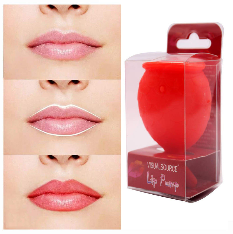 Lip Plumper Device Lip Filler Beauty Pump,Soft Silicone Pout Lips Enhancer Plumper Tool, Natural Pout Mouth Tool, City Lips Lip Plumper Full of charm Lip Juvalips 1 Count (Pack of 1) - BeesActive Australia