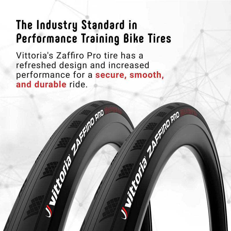 Vittoria Zaffiro Pro G2.0 Foldable Full Black Tire 700x23c - BeesActive Australia