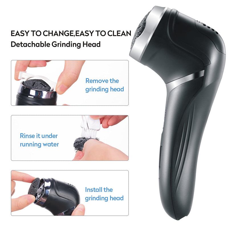 Asiaark Electric Foot Files Replacement Heads, 6 Pack Grinding Heads for Hard Skin Remover - BeesActive Australia