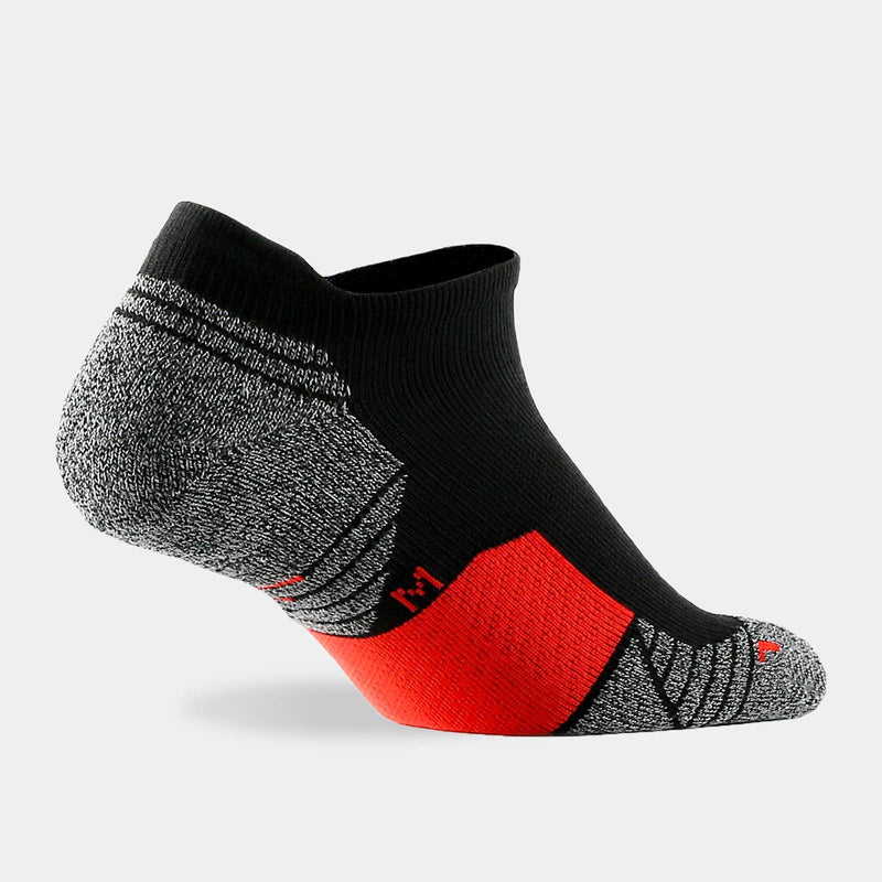 WANDER Men's Athletic Running Socks 7 Pairs Thick Cushion Ankle Socks for Men Sport Low Cut Socks 6-9/10-12/12-14 7 Pairs Black Red X-Large - BeesActive Australia