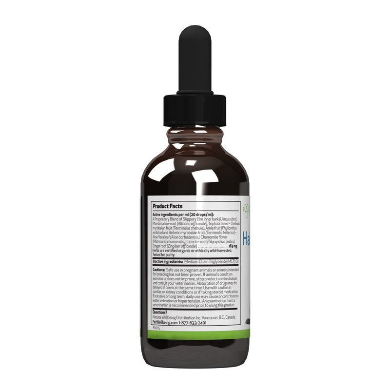 Pet Wellbeing Herbal Hairball Support for Cats - Manage Cat Hairballs + Pass Hairballs Through Digestive System - Liquid Formula with Lubricating Ingredients Slippery Elm, Marshmallow, +more - 2 oz. - BeesActive Australia
