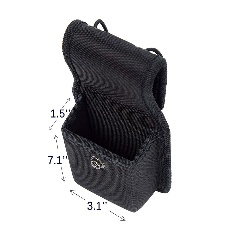 [AUSTRALIA] - Universal Radio Case Two Way Radio Holder Universal Pouch for Walkie Talkies Nylon Holster Accessories for Motorola MT500, MT1000, MTS2000 and Similar Models by Luiton(1 Pack) 1pack 