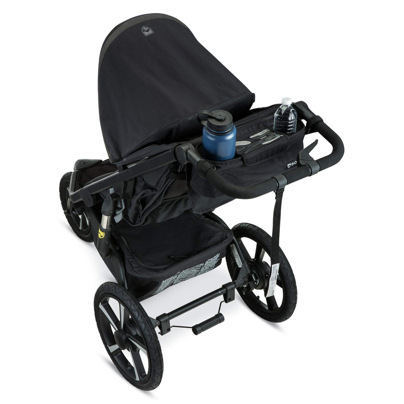 BOB Gear Deluxe Handlebar Console with Tire Pump for Single Jogging Strollers, Black - BeesActive Australia