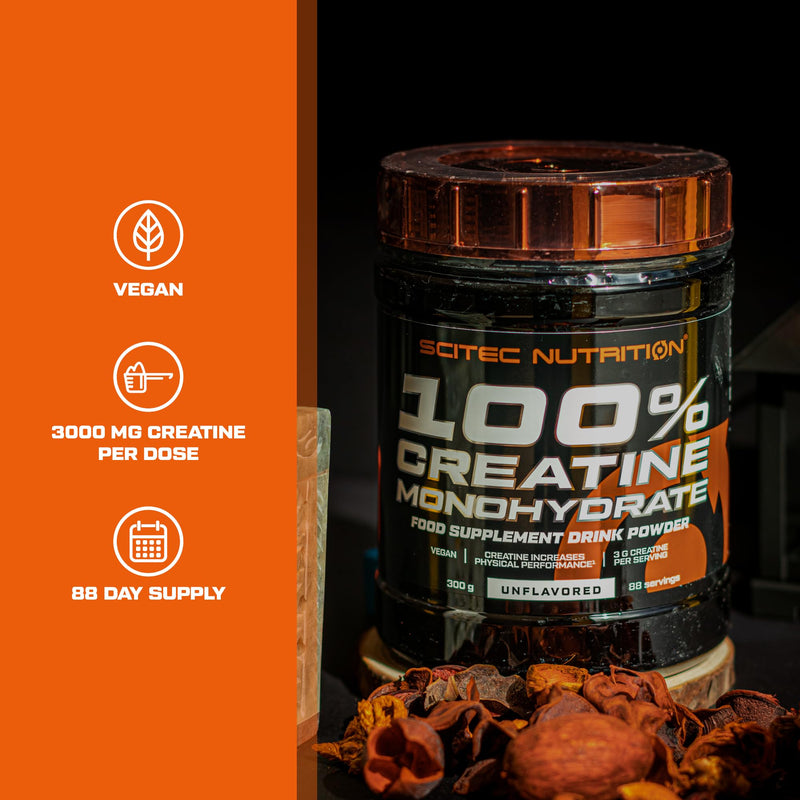 Scitec Nutrition 100% Creatine Monohydrate, 300g 300 g (Pack of 1) - BeesActive Australia