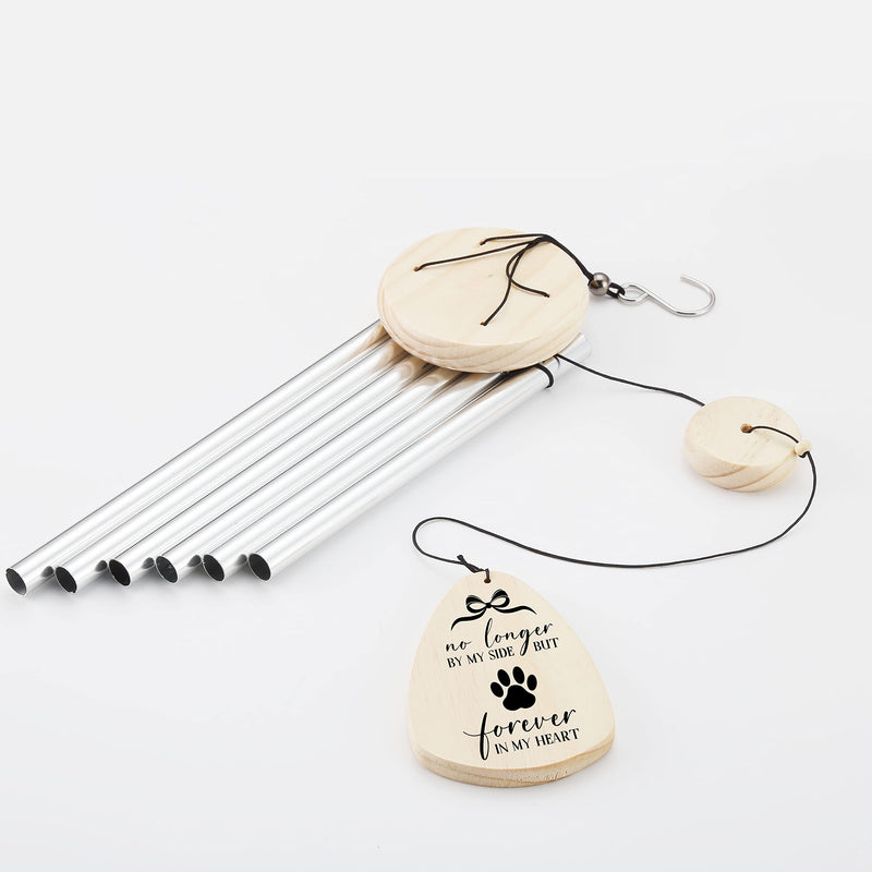 Pet Dog Cat Memorial Wind Chimes, No Longer by My Side Forever in My Heart, Pet Loss Gifts, Pet Windchimes, Pet Sympathy Gift, in Memory of a Pet - BeesActive Australia