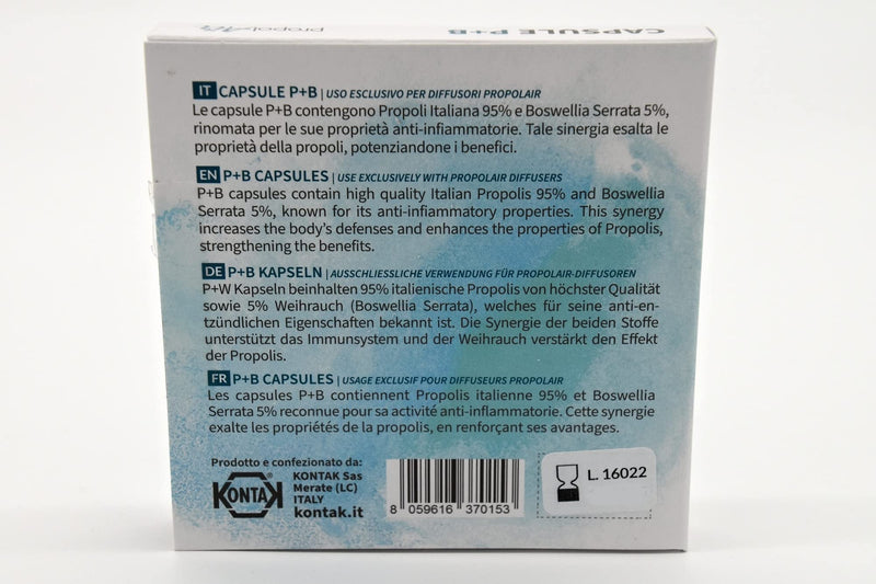 Propolis & Boswellia Capsules for PropolAir Propolis Diffusers with or Without Ioniser or Fan. Reduces Harmful Airborne microbes by up to 71% - BeesActive Australia