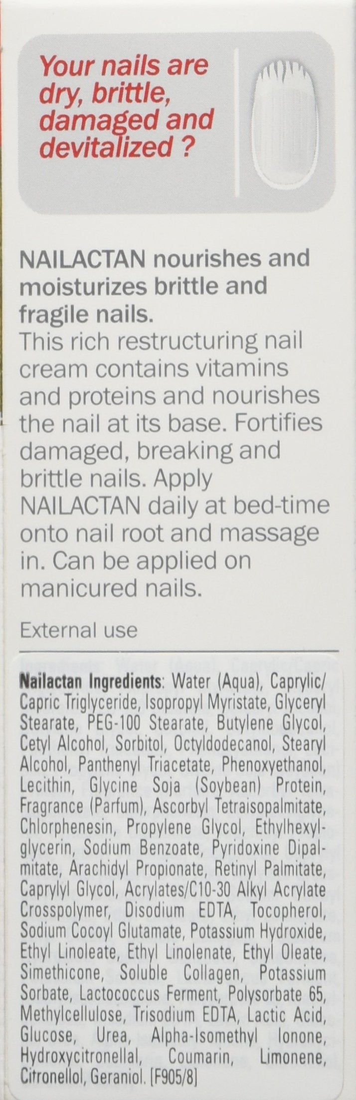 Mavala Nutritive Nail Cream Nailactan for Damaged Nails | Nail Care with Restorative Ingredients for Longer, Healthier Nails | Nail Strengthener + Hardener | 0.5 oz - BeesActive Australia