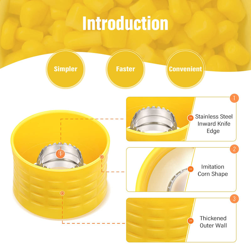 13 Pieces Corn Peeler Cob Corn Remover Corn Zipper Corn Silk Remover Corn Cob Holders Pins for Home Kitchen Restaurant Use - BeesActive Australia