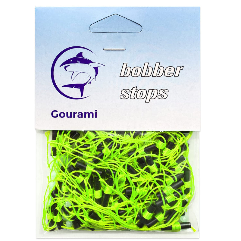 Gourami Fishing Bobber of Float Stops,Float Stops String Knots&Fishing Glow Beads Green 100pcs - BeesActive Australia