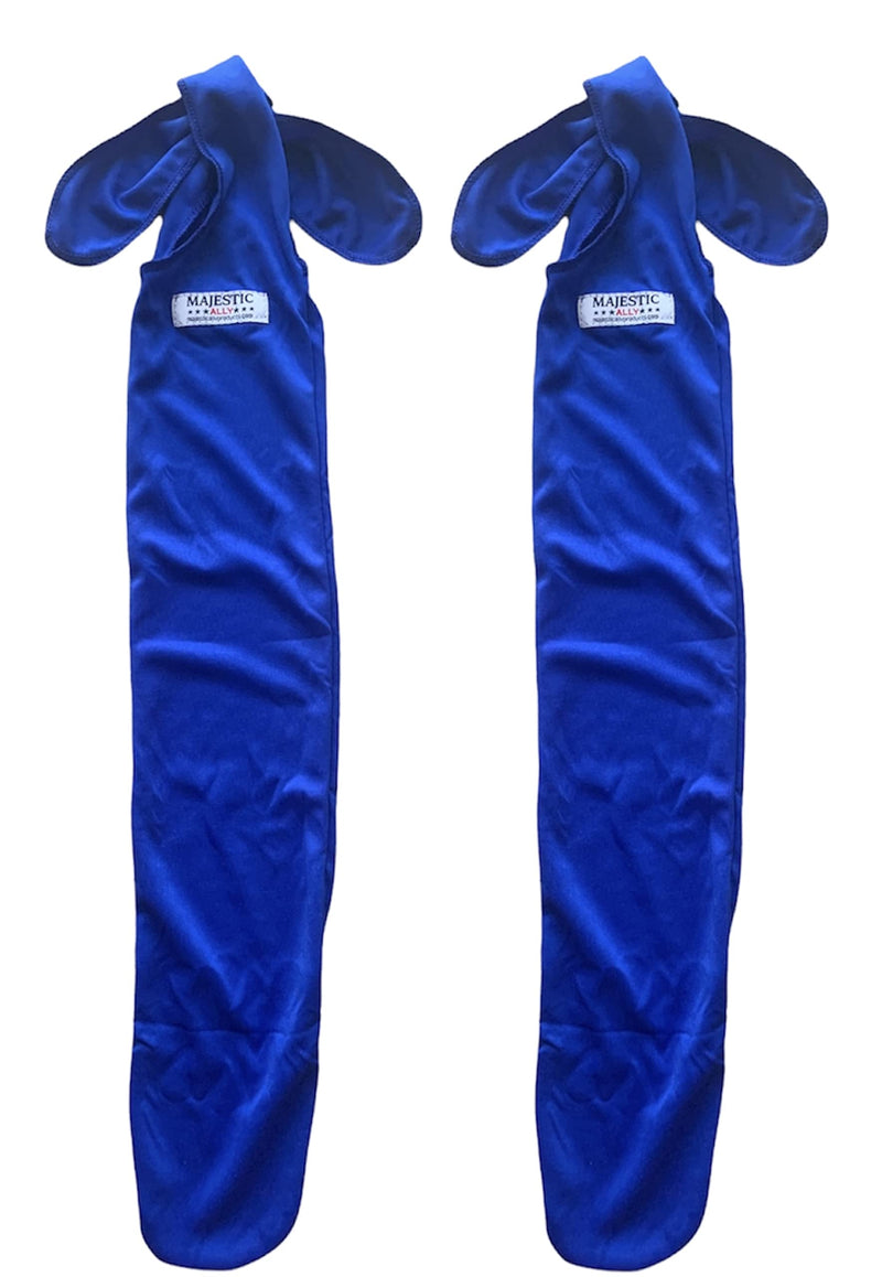 Majestic Ally Lycra Tail Bag for Horses - to Keep The Tail Clean and Protected - Set of 2 Royal Blue - BeesActive Australia