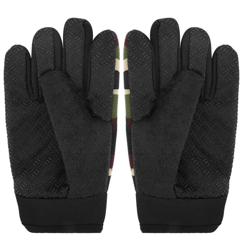Accmor Kids Cycling Gloves, Kids Fishing Gloves, 4-10 Years Boys Girls Kids Sport Gloves, Breathable Non-Slip Full Finger Gloves for Child Cycling Climbing Riding Biking Outdoor Sports A-Camo - BeesActive Australia