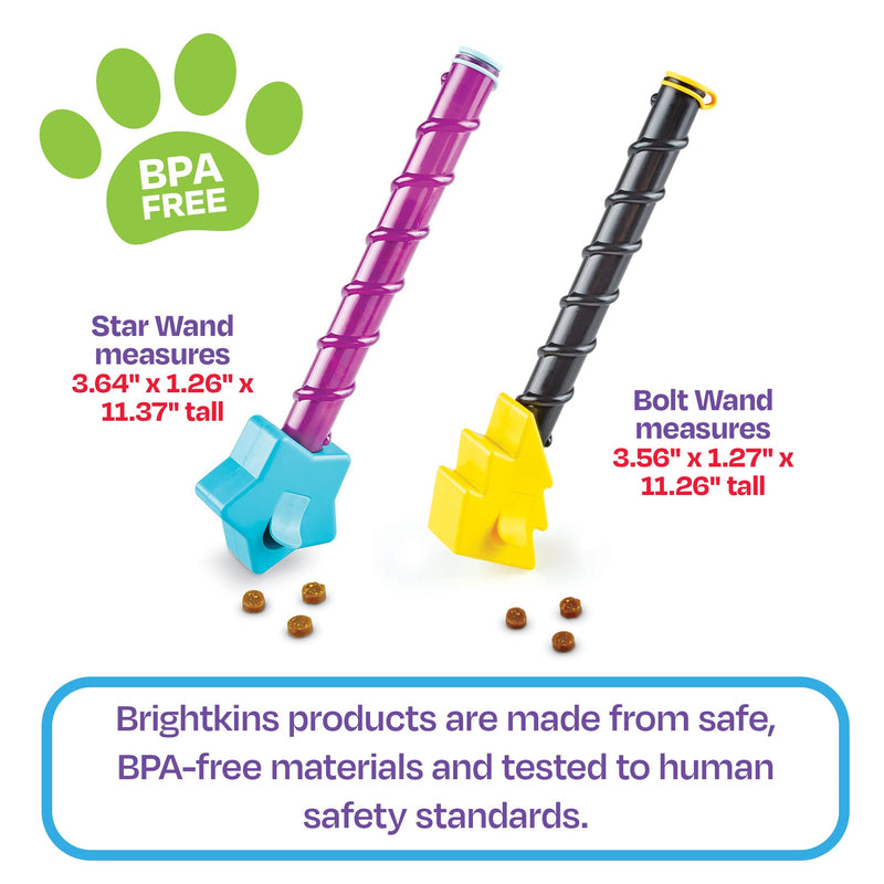 Brightkins Magic Wand Treat Dispenser: Bolt - 1 Piece Dog Treat Holder, Treat Dispenser for Dogs, Multi - BeesActive Australia