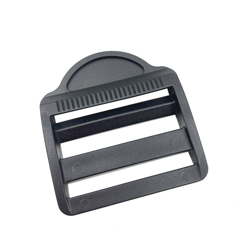 Plastic Ladder Slider - Tension Locks Adjustable Buckle Black For Webbing Backpack Belt Straps Camping Suitcase (50mm) Q089 50mm - BeesActive Australia