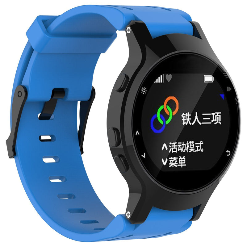 ZSZCXD Band for Garmin Forerunner 225 Watch, Silicone Wristband Replacement Watch Band for Garmin Forerunner 225 Blue - BeesActive Australia
