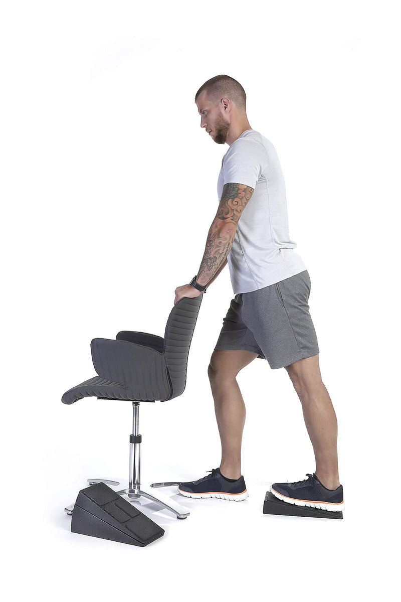BODYMATE Set of 3 Calf Stretchers, Knee Wedge, Slant Board, Mobilisation Wedge for Stretching, Leg Extender - BeesActive Australia