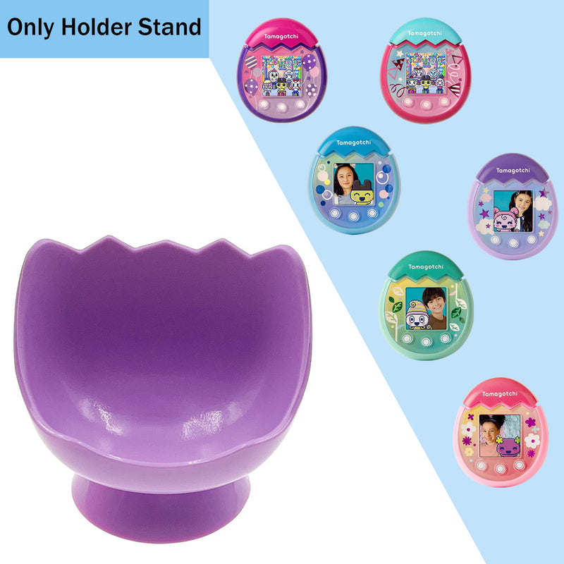 Leo Tube Desktop Dock Cradle Stand for Tamagotchi Pix Interactive Pet Machine with Camera, Holder Stand Compatible with New Tamagotchi Pix Electronic Pet Accessory (Only Holder Stand)（Purple） Purple - BeesActive Australia