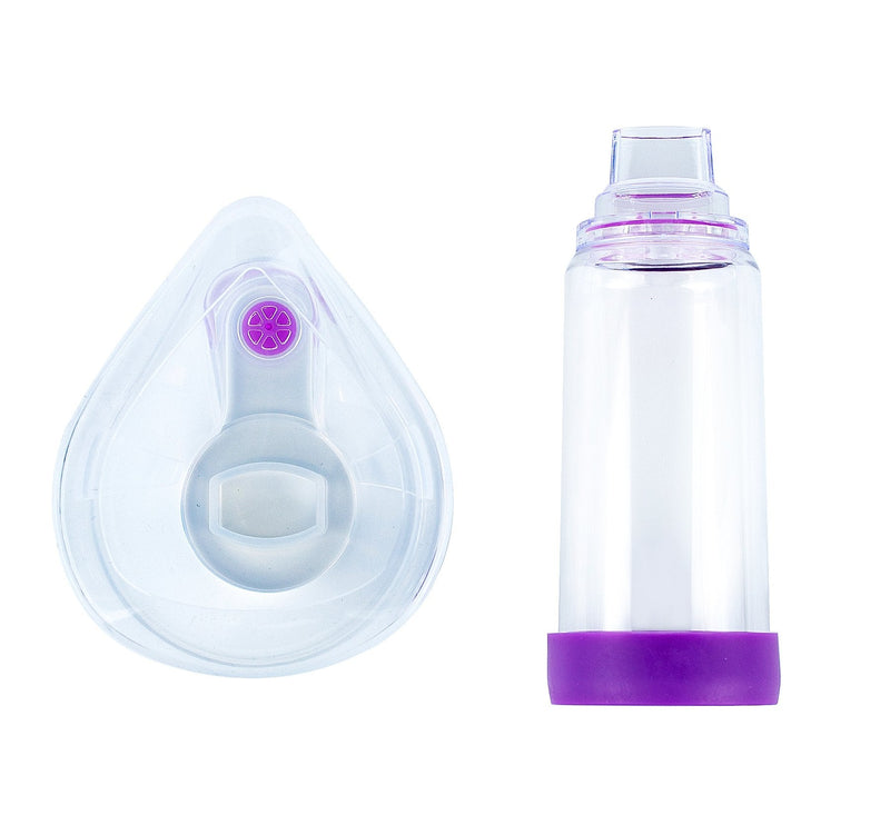 Inhaler Spacer Aerochamber Chamber for Adult,Children,Aroesol Asthma,Three Size for Choose (Large) L (Pack of 1) - BeesActive Australia