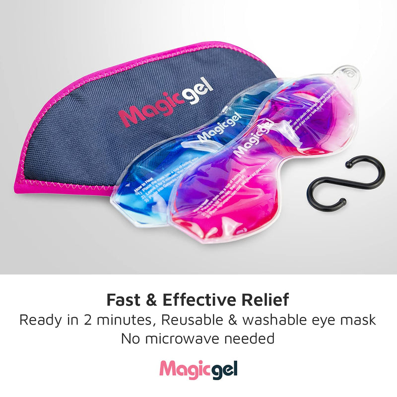 Heated Eye Mask | Soothing Gel Eye Mask for Dry Eyes Treatment, Styes, Blepharitis, Tired Eyes & More by Magic Gel - BeesActive Australia