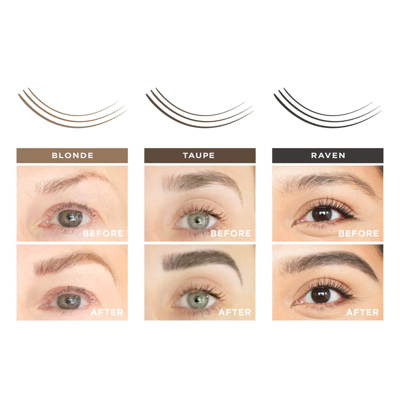 Billion Dollar Brows The Microblade Effect: Brow Pen, Create Natural Eyebrows, Fill in Brows, Taupe - BeesActive Australia