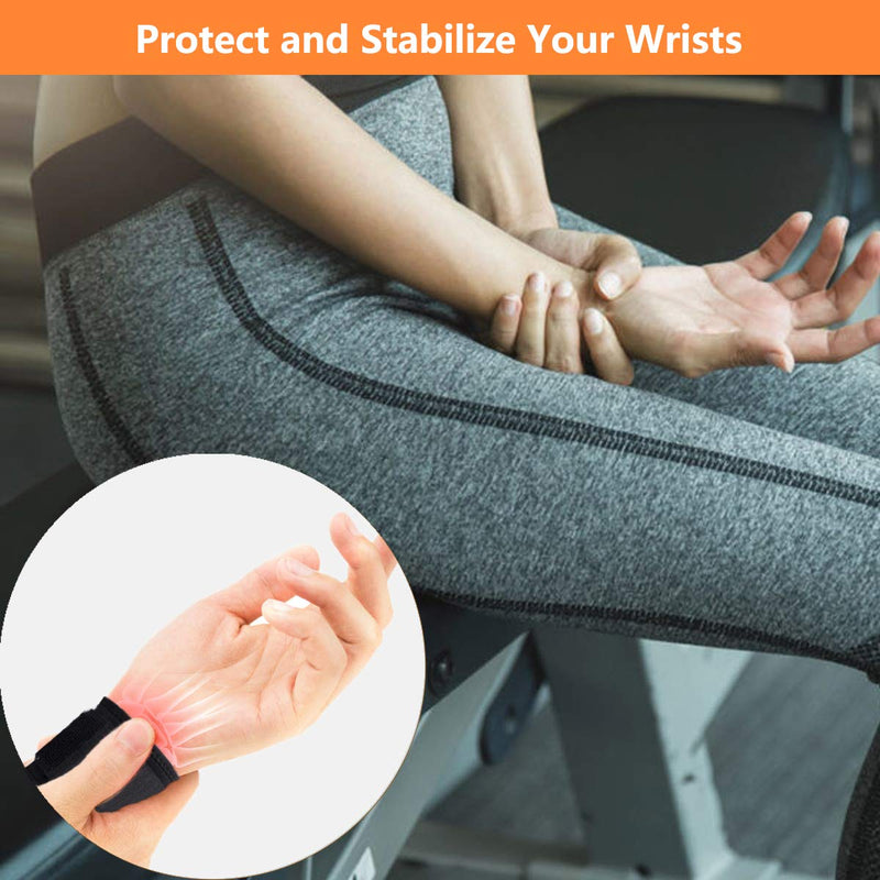 Wrist Brace, 2 PACK Wrist Wraps for Carpal Tunnel for women and men. Wrist Straps for Weightlifting, Working Out and Pain Relief. Flexible, Highly Elastic, Adjustable, Comfortable and Multi-Functional Starry sky black One Size - BeesActive Australia