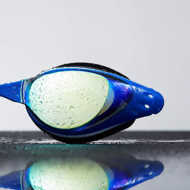 AIKOTOO Nearsighted Swim Goggles, Shortsighted Swimming Goggles -1.5 Mirrored Coating Blue 19 - BeesActive Australia