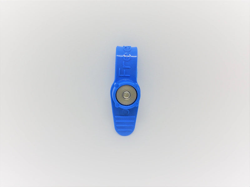 FreezeTag Dog Tag Silencer and Connector Sky Blue - BeesActive Australia