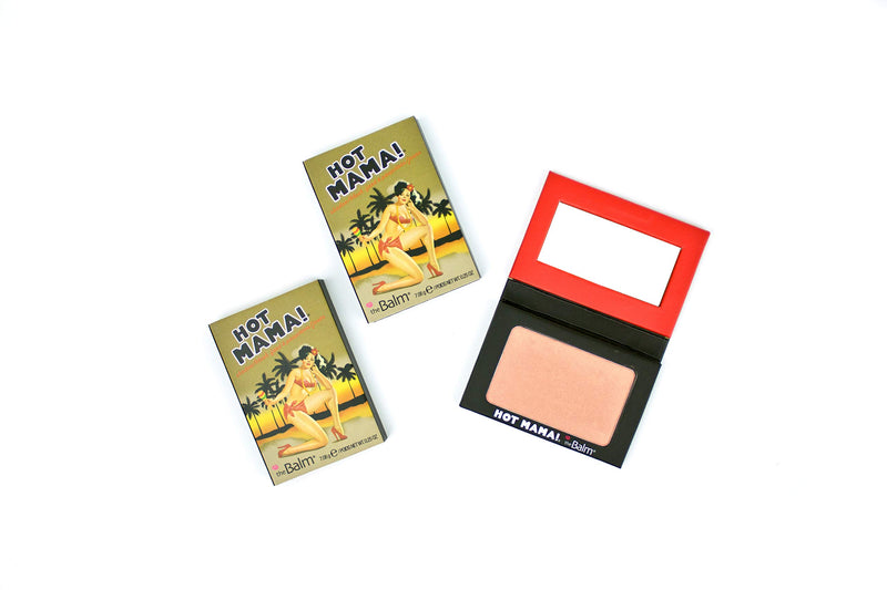 theBalm Hot Mama! Shadow/Blush, Subtle Highlighter, Peachy-Pink Shade - BeesActive Australia