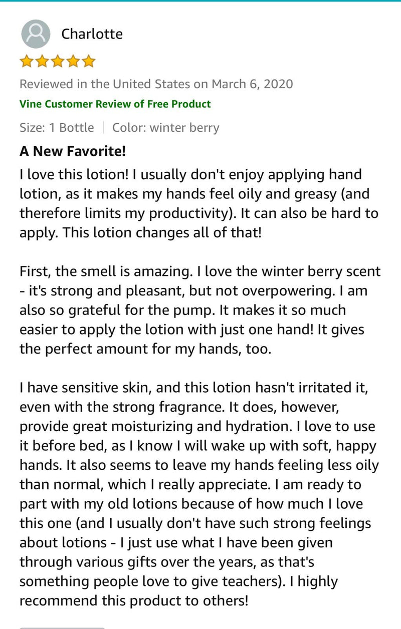 ARBUTEE | Winter Berry Hydrating Milky Body Lotion-24 Hour Moisture Fast absorbing with Shea Butter Vitamin E and Avocado Oil (1 Bottle, winter berry) (1 Bottle) - BeesActive Australia