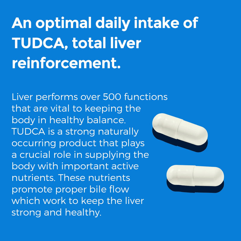 TUDCA (Tauroursodeoxycholic Acid) Liver Support Supplement - 1200mg Per Serving, Liver Health Aid for Detox and Cleanse and Digestive Health, 60 Capsules 60 Count (Pack of 1) - BeesActive Australia