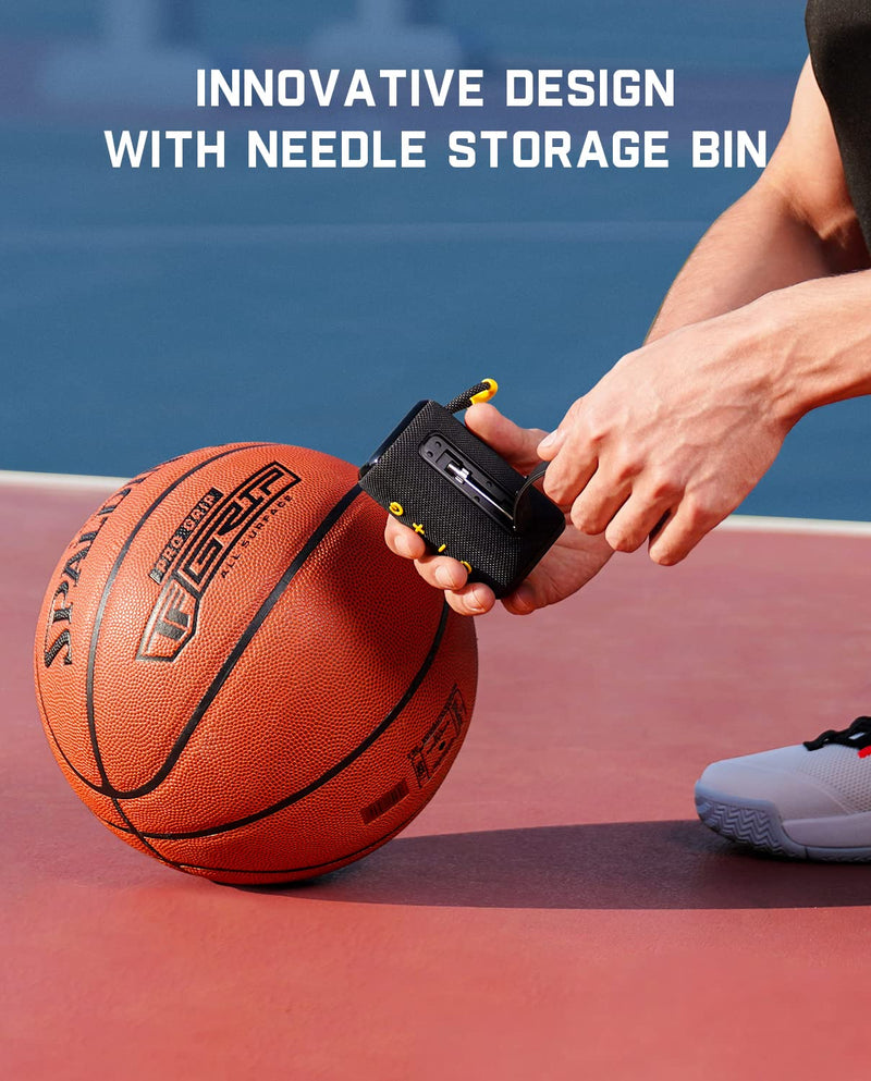 Fanttik X8 Nano Electric Ball Pump, Ultra-Fast Inflation for Sports Ball, Portable Air Pump with Precise Digital Pressure and LCD Display for Basketball, Soccer Ball, Volleyball, Football - BeesActive Australia