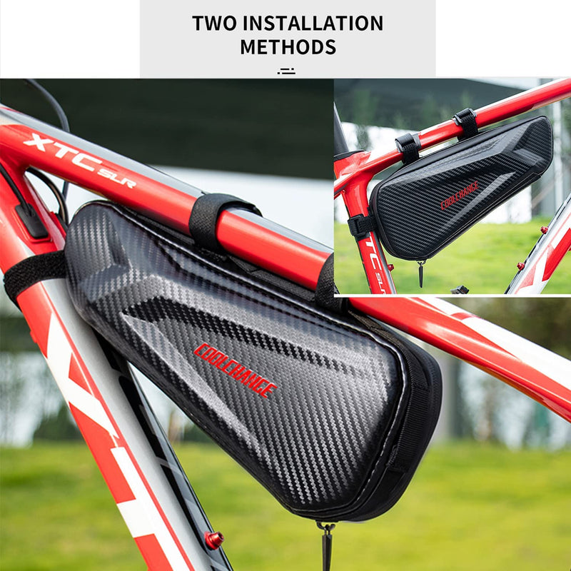 LOYOKii Bike Top Tube Bag, Bike Frame Bag Waterproof Large Capacity Bike Triangle Bag for MTB Road Bike, Cycling Accessories - BeesActive Australia