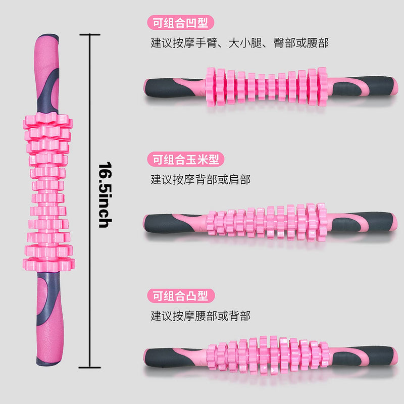 GUBAOD Foam Roller Set Release Muscle Roller Stick,Trigger Point Massage Stick for Calves,Thigh,Arm,Deep Tissue,Massage Tool for Relieve Muscle Soreness Stiffness&Tight Muscles After Workout Exercise - BeesActive Australia