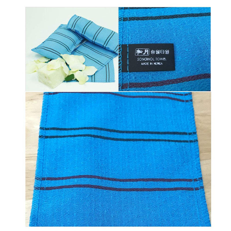 Songwol Korean Exfoliating Mitt Body Scrub Washcloth 3 Colors 30 Pcs Large Variety Pack (Multicolor) Multicolor - BeesActive Australia