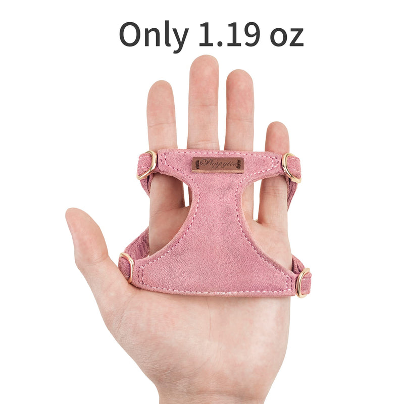 No Pull Dog Harness with Multifunction Dog Leash,Lightweight Pet Harness Vest and Soft Adjustable No Choke Escape Proof Cute Dog Harness for Puppies or Small Dogs,Medium Dogs or Large Dogs pink XX-Small - BeesActive Australia