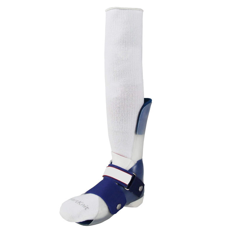 SmartKnit Adult AFO Interface Seamless Sensitivity Socks - 2 Pack (White & Gray, Adult Regular) - BeesActive Australia
