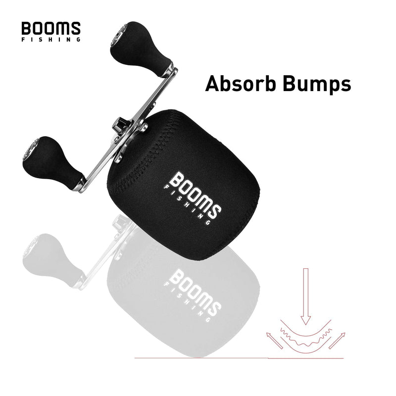 Booms Fishing RC1 Neoprene Reel Cover, Round Baitcasting Reels Cover, Fit for 400 800 1000 2000 3000 Reels, S/M/L Size S (400 Reels) - BeesActive Australia
