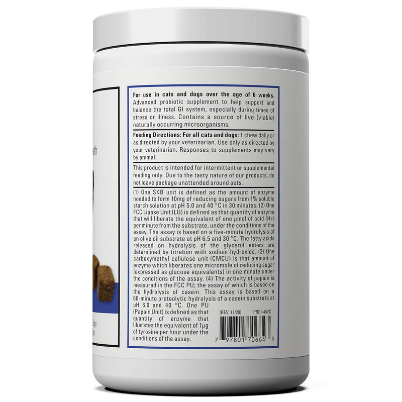 Vet Classics Protegrity GI Probiotics for Dogs & Cats for Stool Quality & Gastrointestinal Health, Supports GI Health in Stressed & Imbalanced 45 Soft Chews - BeesActive Australia