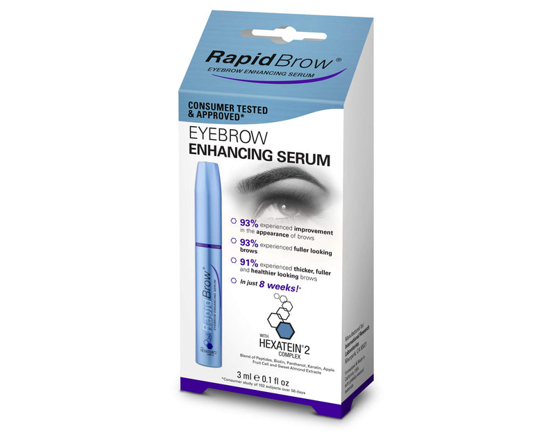 RAPIDBROW Eyebrow Serum, 1 Fluid Ounce clear - BeesActive Australia