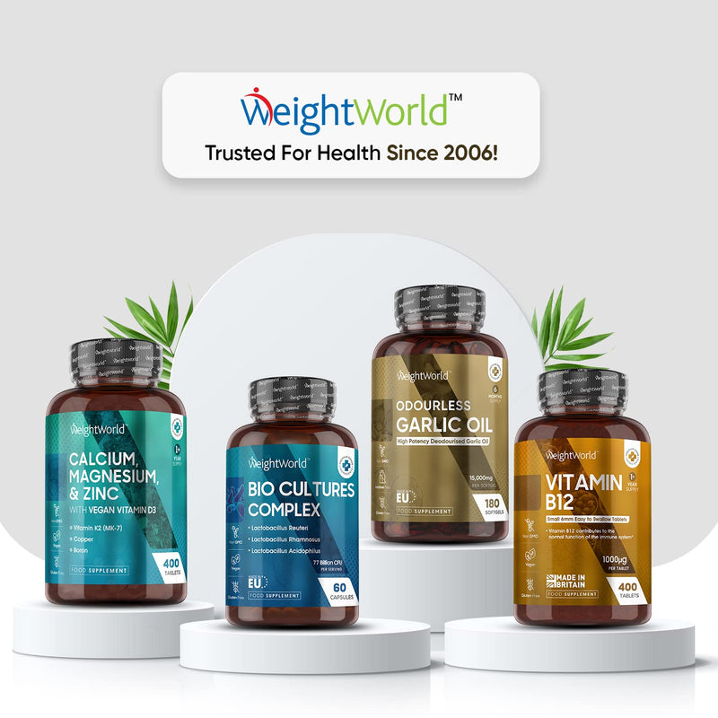 Garlic Capsules Odourless High Strength 45,000mg � 180 Softgels (Upto 3 Softgels A Day) - Cold Pressed Garlic Oil Extract - High in Allicin - Deodourised Garlic Supplement (not Garlic Tablets) - BeesActive Australia