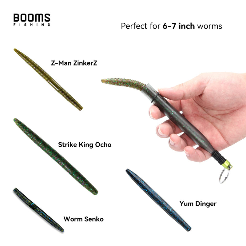 Booms Fishing WR2 Wacky Rig Tool Kit with Coiled Lanyard and 100pcs Fishing O-Rings for Worms - BeesActive Australia