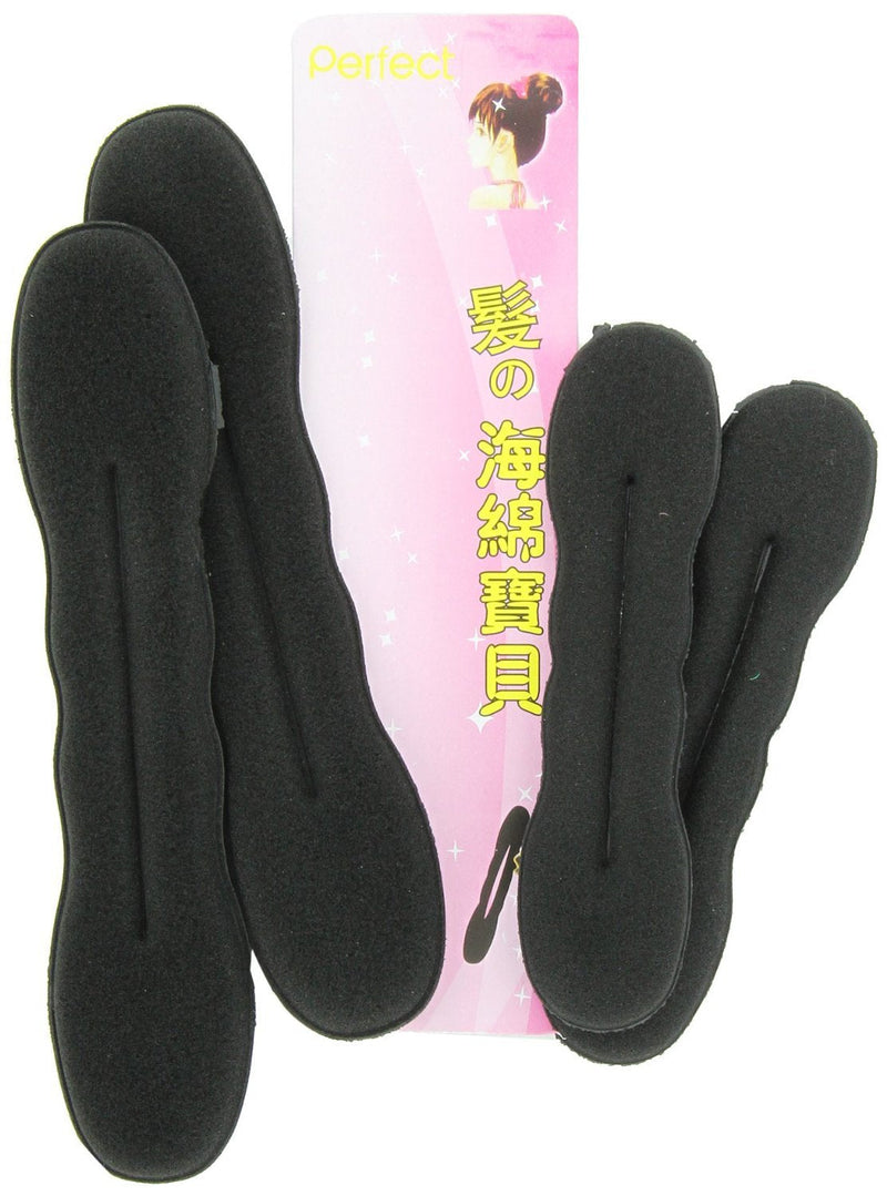 CareforYou® 4PCS Hair Tool Styling Accessories Hair Magic Sponge Clip Foam Bun Curler Twist Magic Sponge Clip Donut Bun Hair Styler - BeesActive Australia