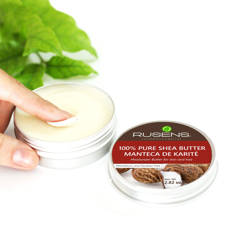 RUSENS - SHEA BUTTER 100% PURE, NOURISHES AND SOFTENS ROUGH DRY SKIN - BeesActive Australia