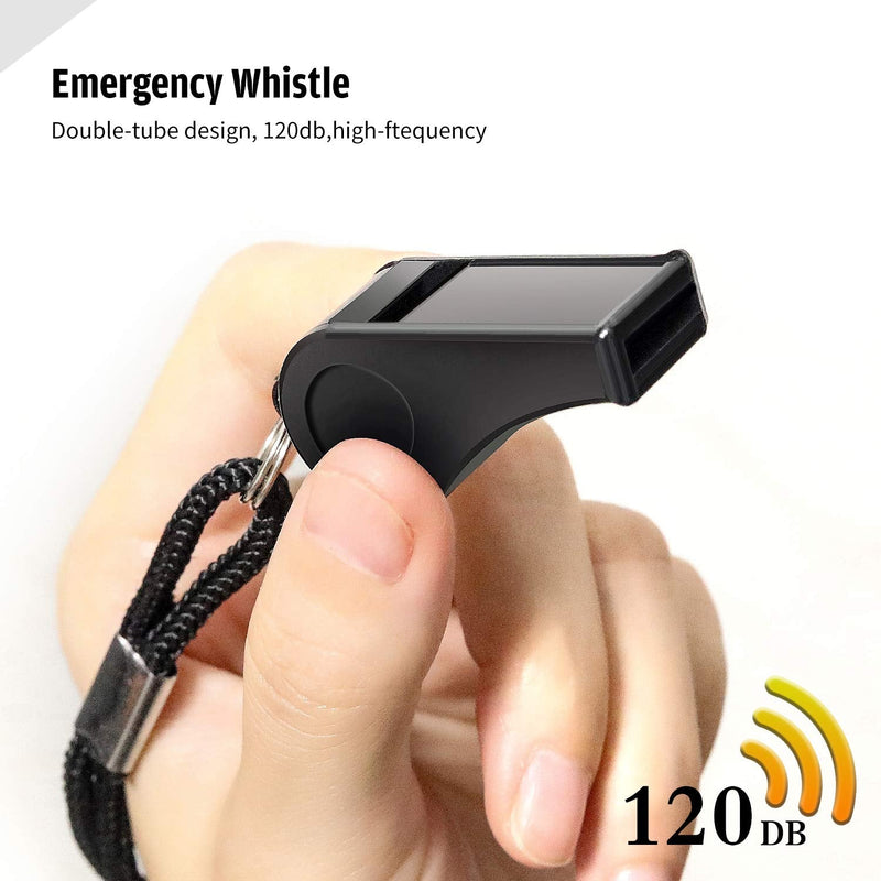XXINMOH Whistle with Lanyard for Coaches, Referees, Training, Outdoor Camping Accessories,Dog Whistle, Emergency Survival.Sporting Goods Whistle That Children can Also use (3pcs) Red Black - BeesActive Australia
