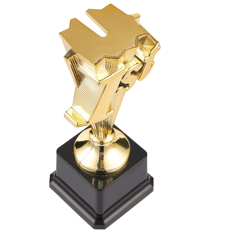 Juvale Award Trophy - 1st Place Gold Plastic Trophy for Sports Tournaments, Competitions, (8 in) - BeesActive Australia